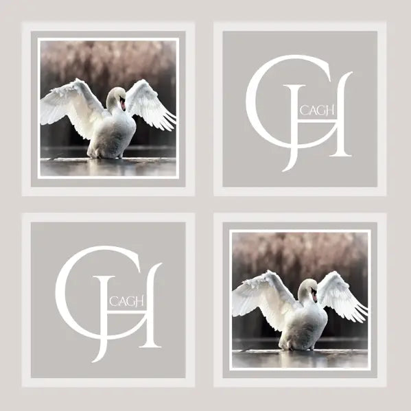Swan Luncheon Paper Napkin