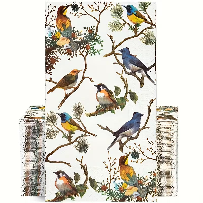 Bird Napkins Long