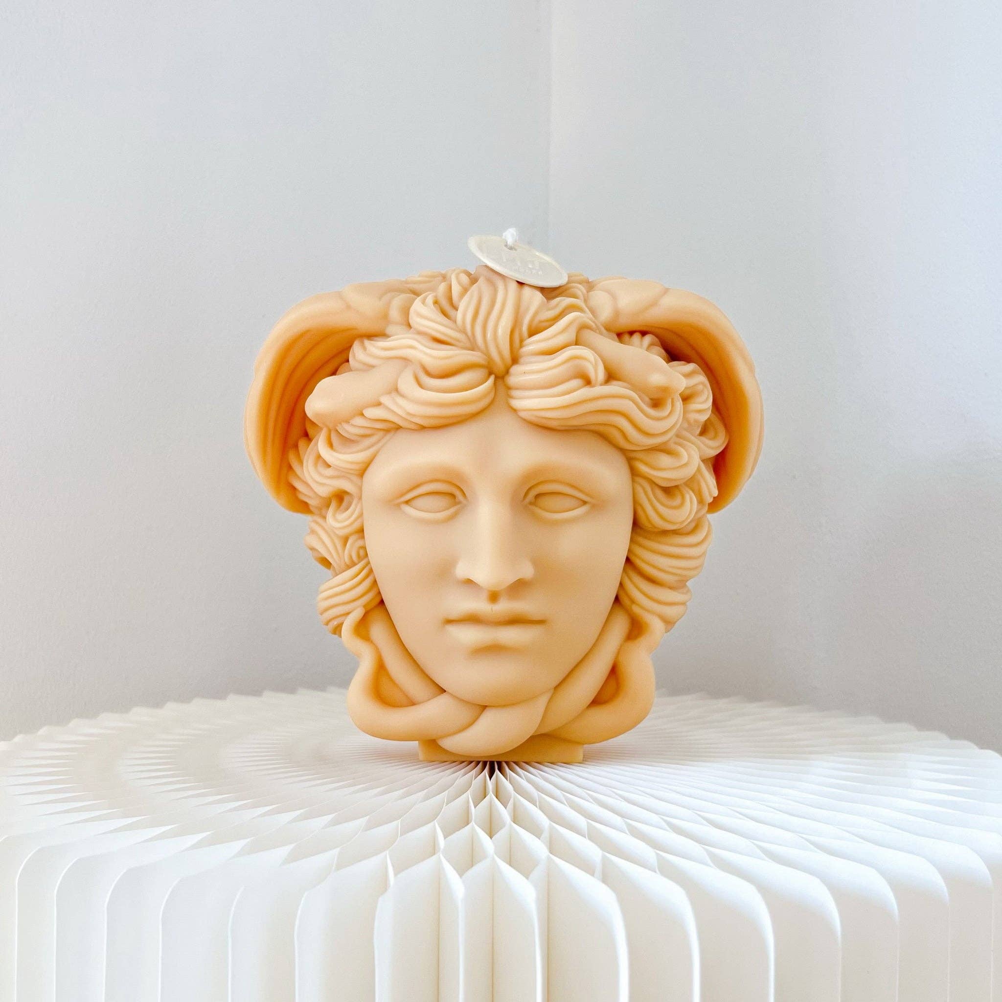 Medusa Bust Scented Soy Candle