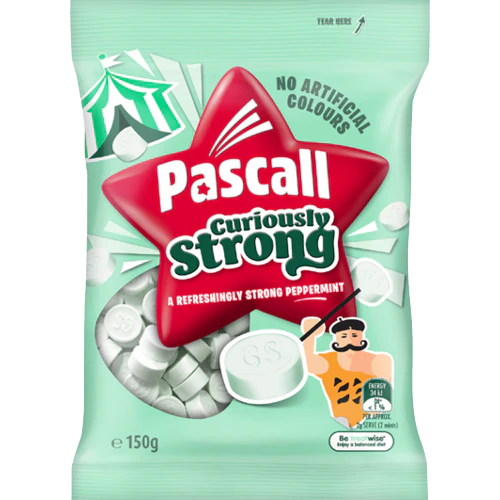 Pascall Curiously Strong Mints 150g