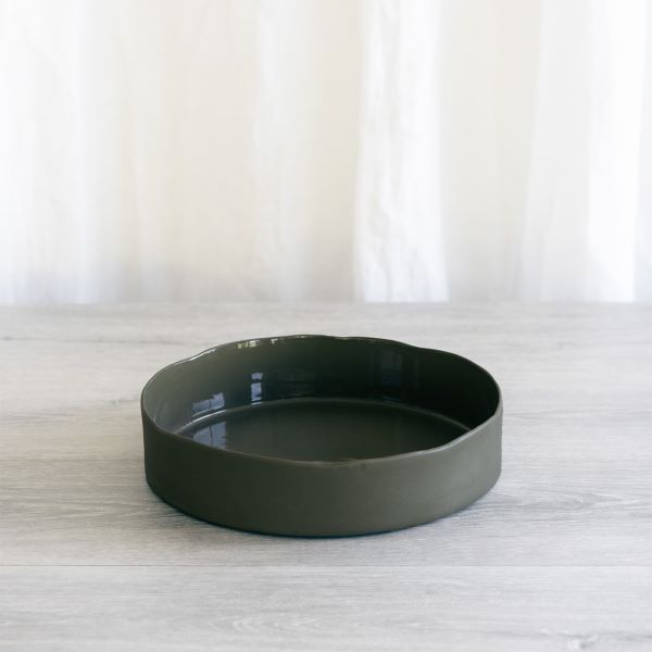 Flax Vue Bowl 28cm Khaki