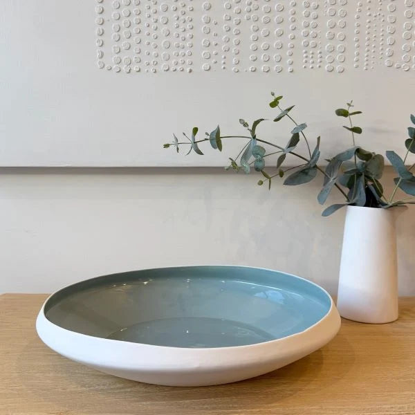 Flax Salute Bowl 34cm Egg