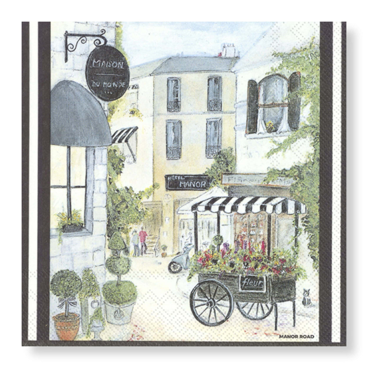 Fleur Market Napkins - Cocktail