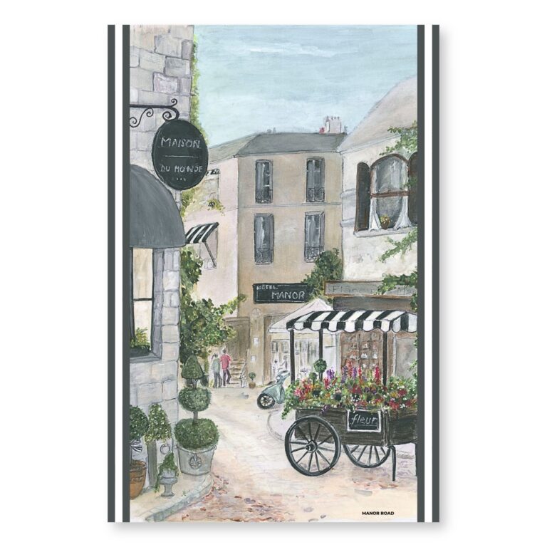 Manor Road Microfiber Tea Towel - Fleur Market
