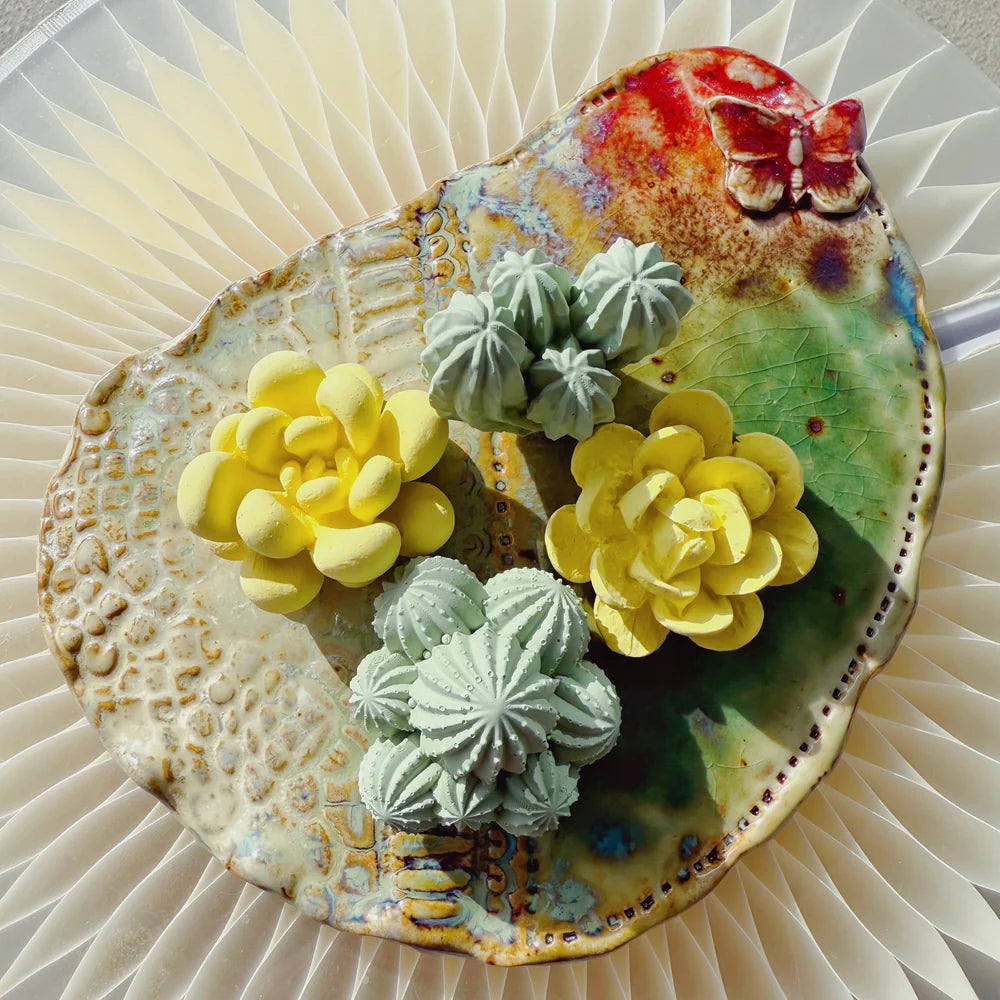 Bloom Succulent Car Air Freshener - Lemon Grass and Sage