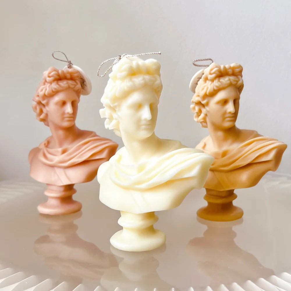Apollo Bust Scented Soy Candle