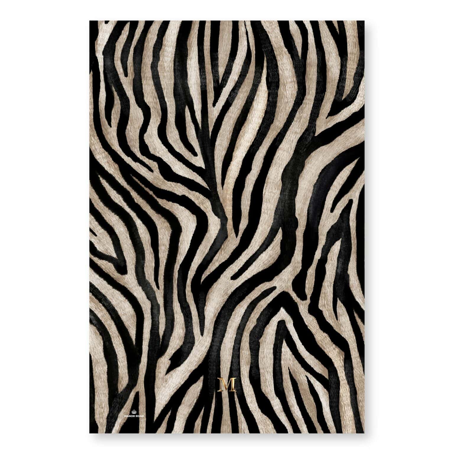 Manor Road Microfibre Tea Towel - Zebra