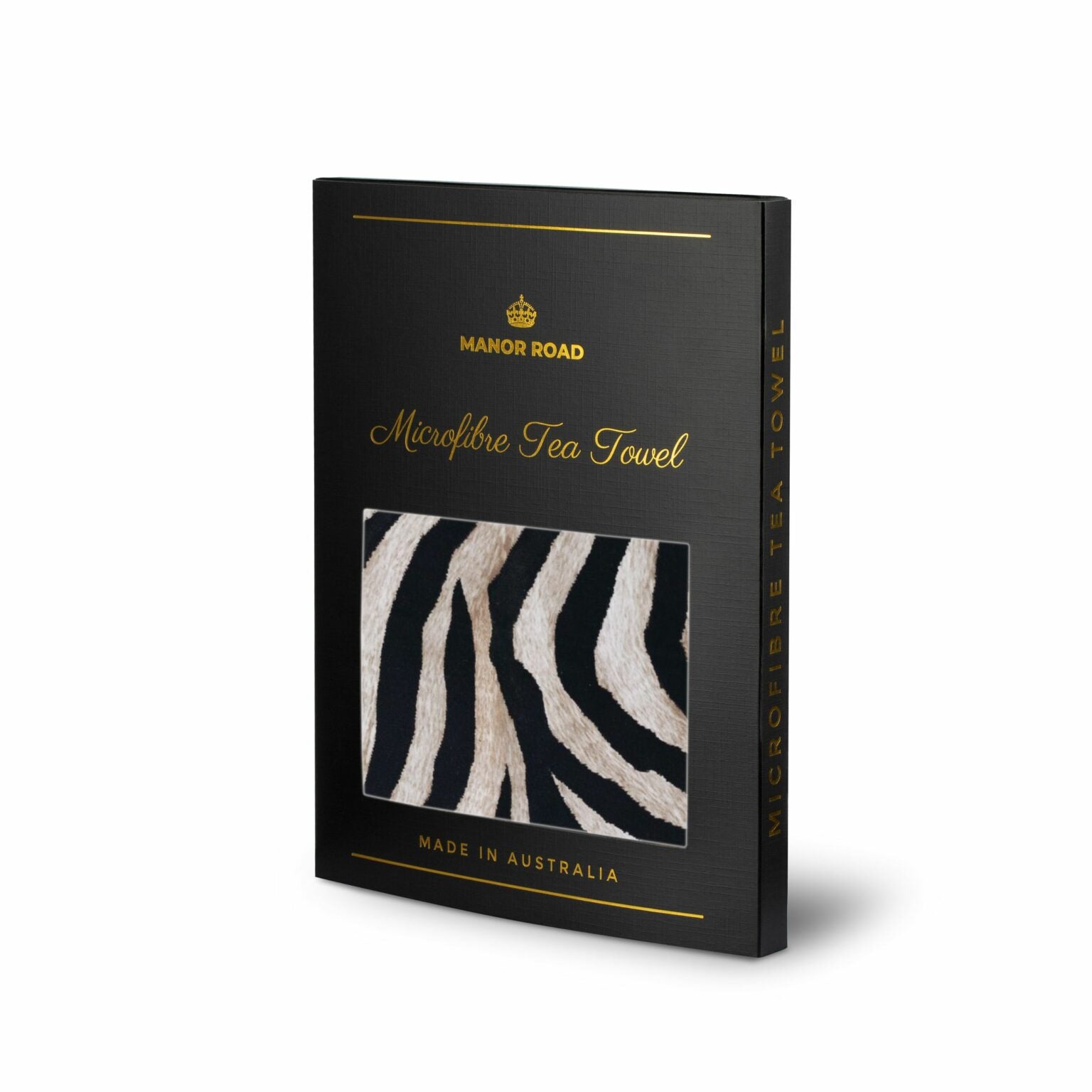 Manor Road Microfibre Tea Towel - Zebra