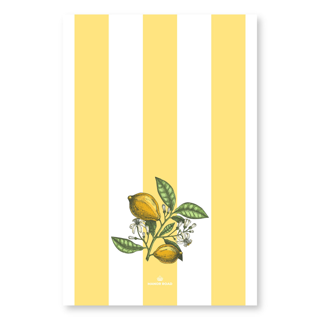 Microfibre Tea Towel - Lemon Sorbet