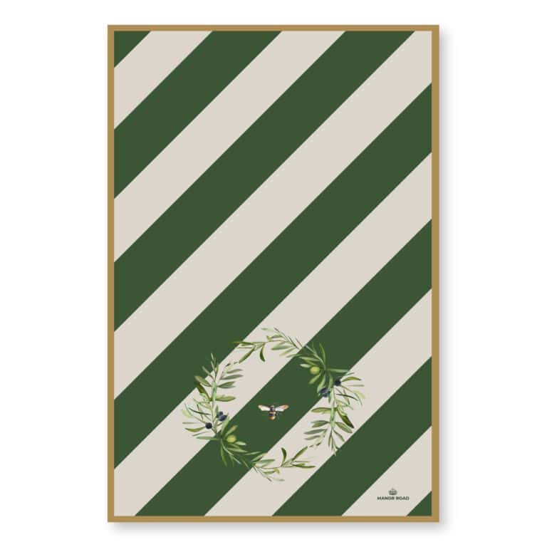 Microfiber Tea Towel - Olive & Bee