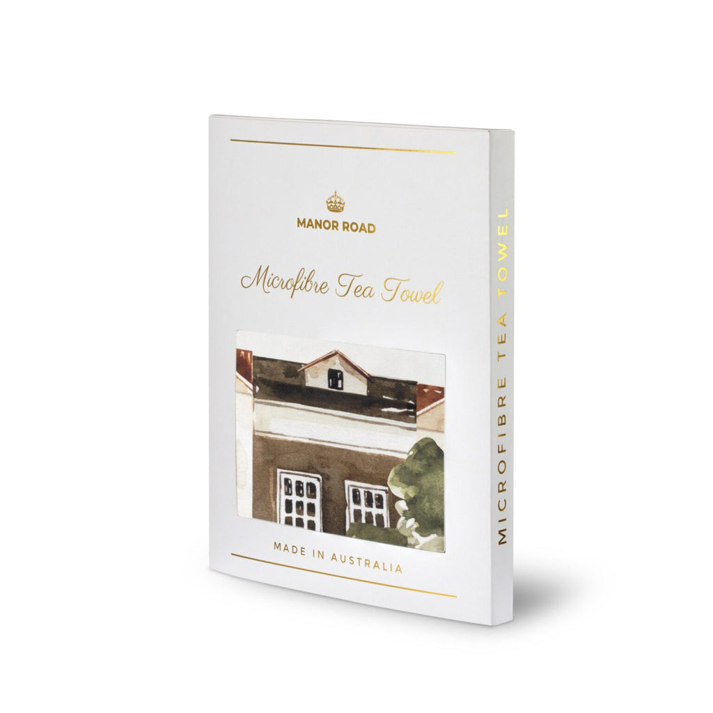 Manor Road Microfiber Tea Towel - City Life