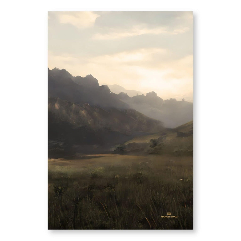 Manor Road Microfiber Tea Towel - The Landscape