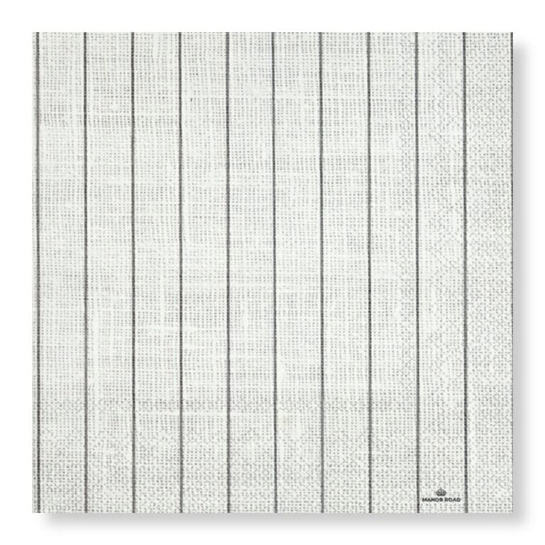 Linen (Pinstripe) Napkins - Luncheon