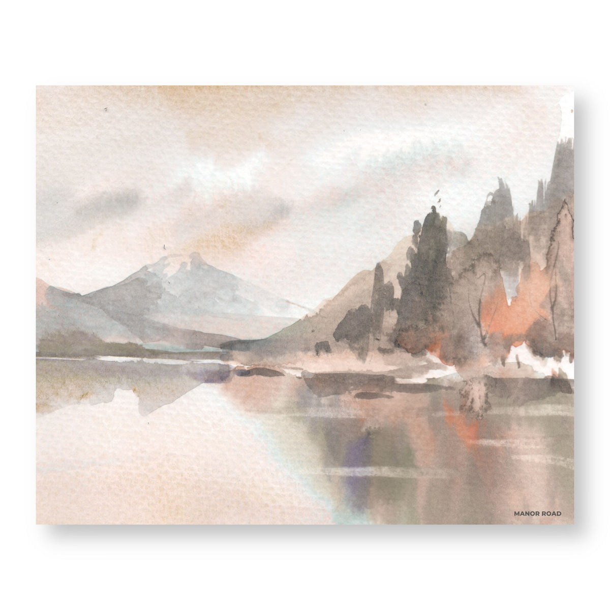 The Lake Paper Placemat Pad