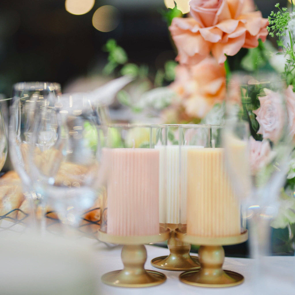 Minimalistic Scented Soy Pillar Candle Medium