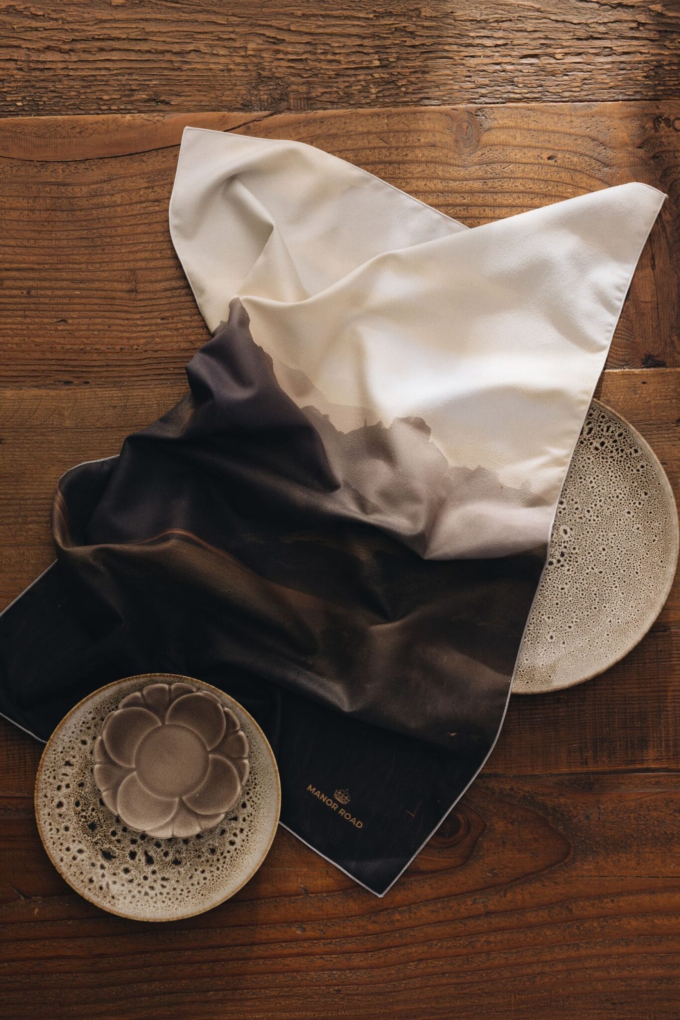 Manor Road Microfiber Tea Towel - The Landscape