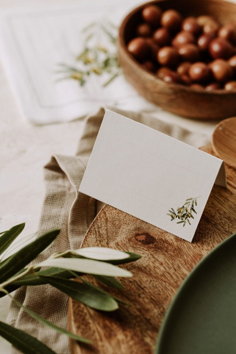 Place Cards 45pk - Wild Olives